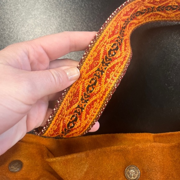 Lucky Brand Y2K Boho Macrame Leather Shoulder Bag - Picture 8 of 12